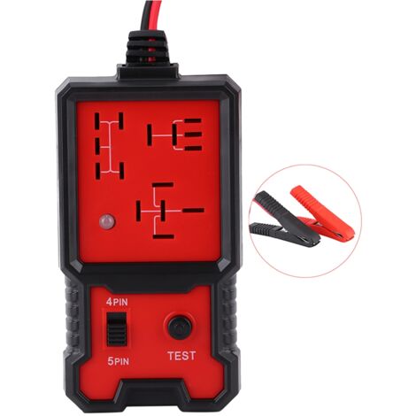 Tragbarer 12-V-Kfz-Relais-Tester mit LED-Anzeige, Diagnosegerät für Reparaturen