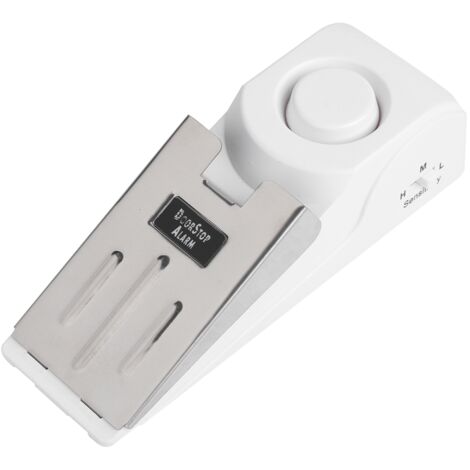 Tragbarer 120-dB-Türalarm, ideal für Reisen und Wohnungen – Einbruchsicherer, keilförmiger Türstopper