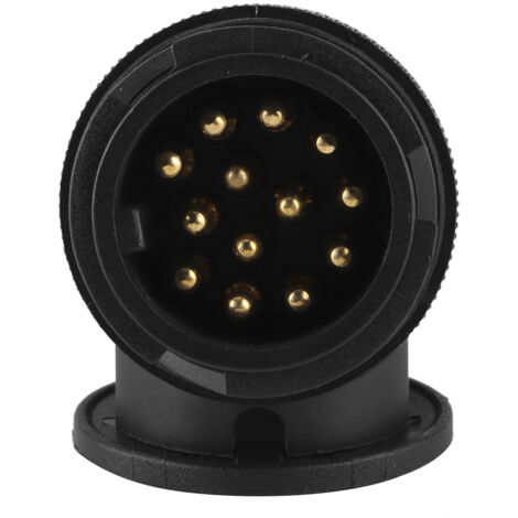 Tragbarer 13-poliger 12-V-EU-Anhängerstecker für Wohnwagen und Wohnmobile