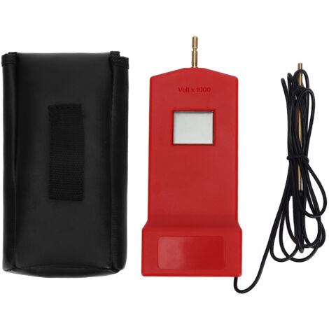 Tragbarer 15-kV-Spannungsprüfer für Elektrozäune mit LCD-Bildschirm für Viehbetriebe MLD-004R Rot