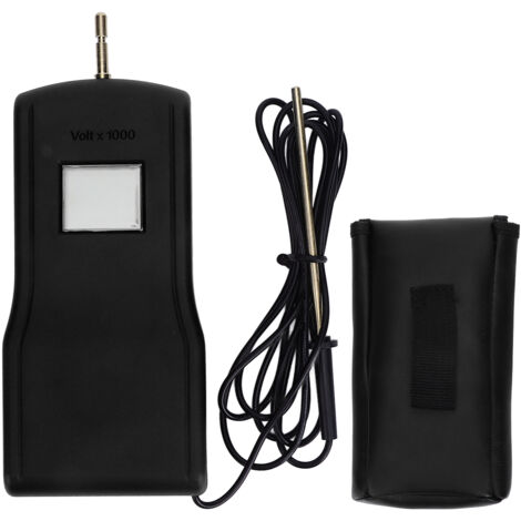 Tragbarer 15-kV-Spannungsprüfer für Zäune, digitales Voltmeter für Garten und Landwirtschaft, Modell MLD-004B, schwarz