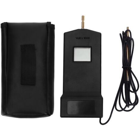 Tragbarer 15-kV-Zaunspannungsdetektor mit LCD-Bildschirm für Viehbetriebe – MLD-004 Schwarz