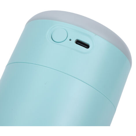 Tragbarer 350-ml-Nano-USB-Luftbefeuchter mit 7 Farben, Timerfunktion, automatischer Abschaltfunktion, Blau – ABS-Modell, Mini-Luftdiffusor, 5–10 Stunden Laufzeit, für Büro/Nacht