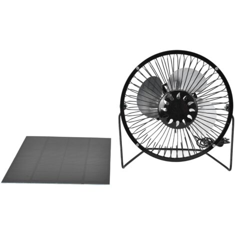 Tragbarer 4,5-W-6-V-USB-Solarventilator mit robustem monokristallinem Solarpanel