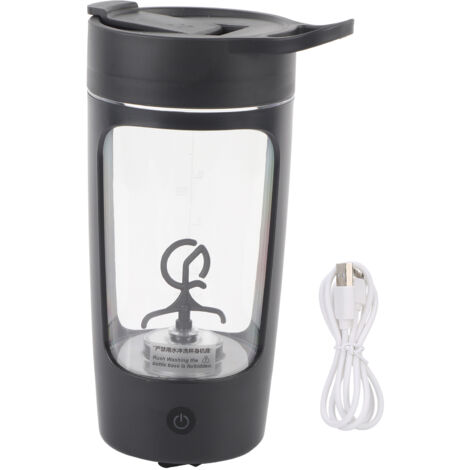 Tragbarer 650-ml-USB-Standmixer mit automatischer Mixfunktion für die Küche – Schwarz