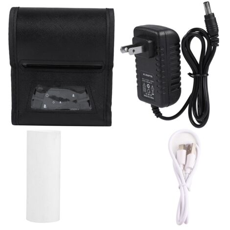 Tragbarer 80-mm-Thermodrucker mit Bluetooth und USB für iOS/Android (US-Stecker)