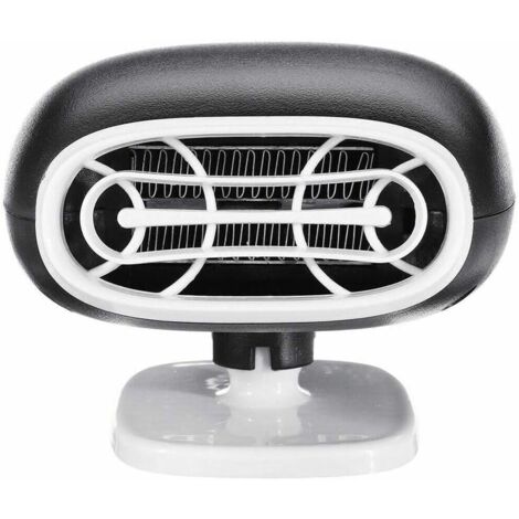 Tragbarer Auto-Heizventilator, 12 V, 150 W, Auto-Entfroster, schnelles Aufheizen, Zigarettenanzünder-Stecker, 360° drehbarer Sockel, geräuscharm, Auto-Heizung