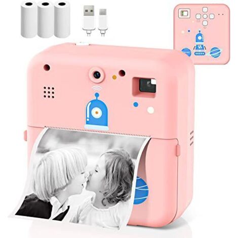 Tragbarer Bluetooth-Thermodrucker mit Kamera für Fotos und Etiketten – ein kreatives Zubehör für Listen und Notizen.