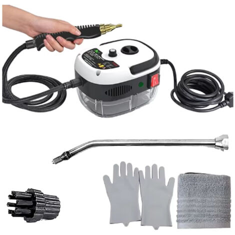 Tragbarer Dampfreiniger, 1500 W, mit 1-Liter-Wassertank, multifunktionaler Hochtemperaturdampf für Böden, Küchen, Fenster, Badezimmer und Autos.