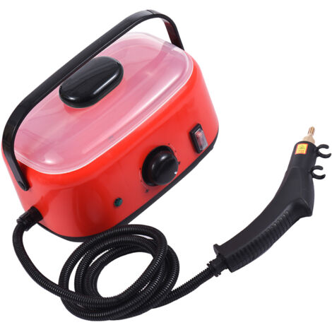 Tragbarer Dampfreiniger 2500 W, 2 l, hohe Temperatur, 3 Heizstäbe mit 3 Bürsten für Küche, Bad und Kühlschrank