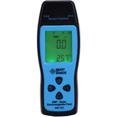 Tragbarer Detektor für elektromagnetische Strahlung – Strahlungsmessgerät für Mobiltelefone und Haushalte (30 Hz–300 Hz)