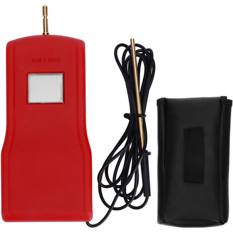 Tragbarer digitaler 15-kV-Spannungsprüfer für Elektrozäune für Landwirtschaft und Garten MLD-004BR Rot
