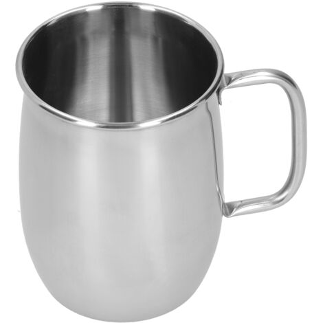 Tragbarer Edelstahl-Kaffeebecher 1000ml, ideal für Wein, Bier und andere Getränke, mit Henkel.