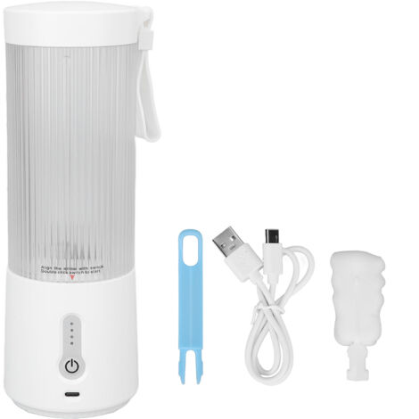Tragbarer elektrischer Entsafter 450 ml, 4000 mAh USB-Akku, ideal für Reisen, Camping und Büro.