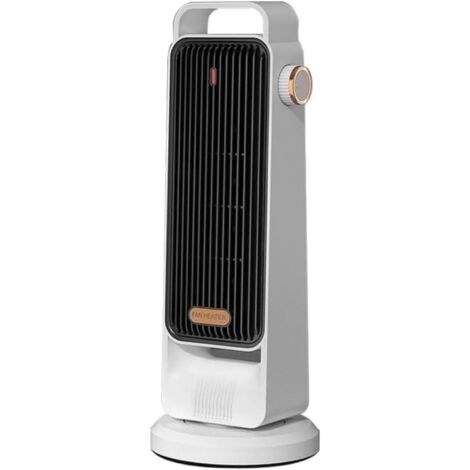 Tragbarer elektrischer Raumheizer für den Innenbereich mit Thermostat und PTC-Keramikheizelement.