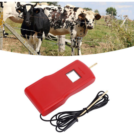 Tragbarer Elektrozaun-Spannungsprüfer MLD-004BR aus ABS und Rotkupfer mit LCD-Bildschirm, 15 kV, für Landwirtschaft und Garten