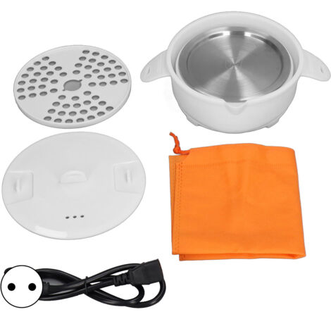 Tragbarer, faltbarer Wasserkocher (1,2 l), multifunktional für Zuhause, Studentenwohnheim, Büro und Reisen – 220-V-EU-Stecker