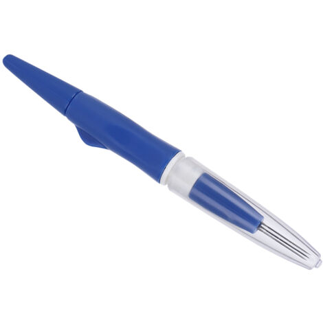 Tragbarer Filzstift mit 3 Nadeln – DIY-Bastelwerkzeug und Nähzubehör – Blau