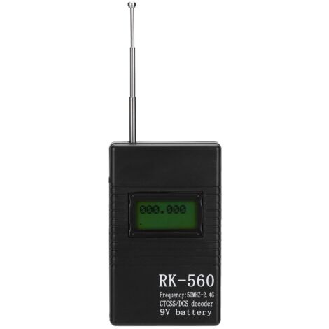 Tragbarer Frequenzzähler RK560 50 MHz–2,4 GHz für präzise Funkmessungen