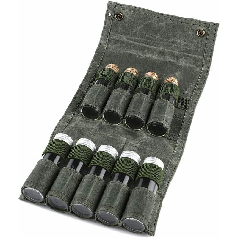 Image of Tragbarer Gewürzbeutel von Tigrezy mit Gewürzglas