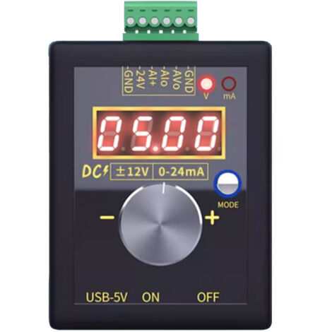 Tragbarer Gleichstromgenerator FNIRSI SG-002 (0-10 V, 0-22 mA) zum Testen und Kalibrieren von Messgeräten