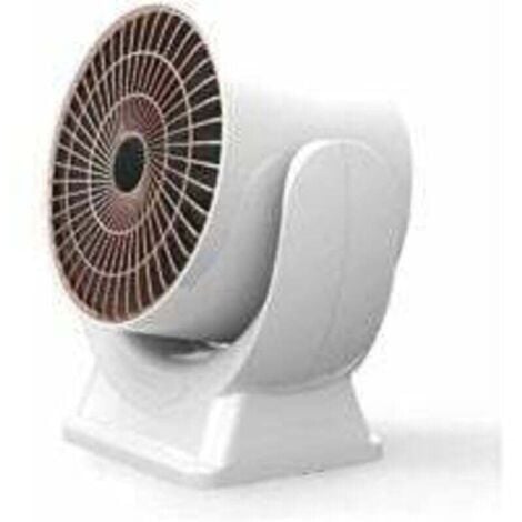 ALOVEZ Tragbarer Heizlüfter für Camping, schnelle Warmluft und geringer Verbrauch, kompakter Elektroheizlüfter für den Hausgebrauch, geeignet für Büros und kleine Haushaltsgeräte (weiß, europäische Spezifika