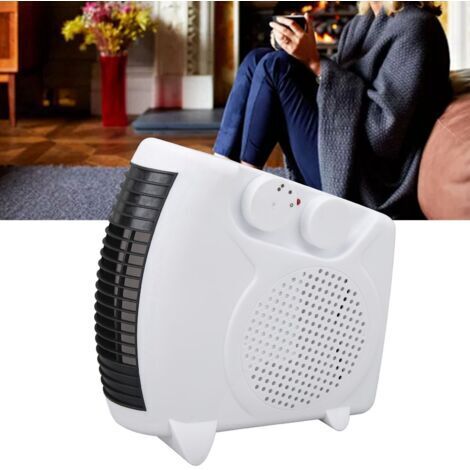 Tragbarer Heizlüfter, schnelle Heizung, einstellbare Temperatur, Mini-Heizung für Zuhause und Büro, AC