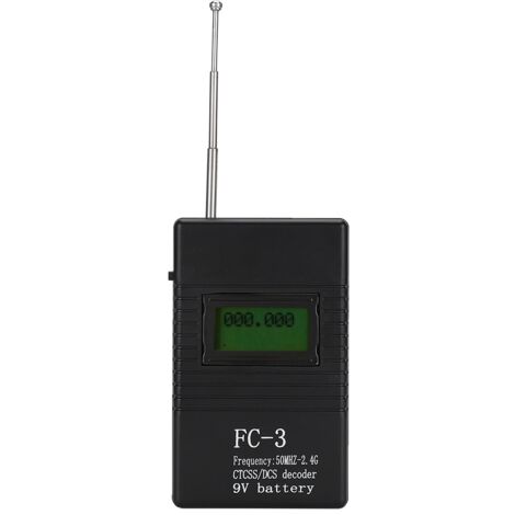 Tragbarer HF-Frequenzzähler für Funkgeräte 50 MHz–2,4 GHz Dekodierungstester