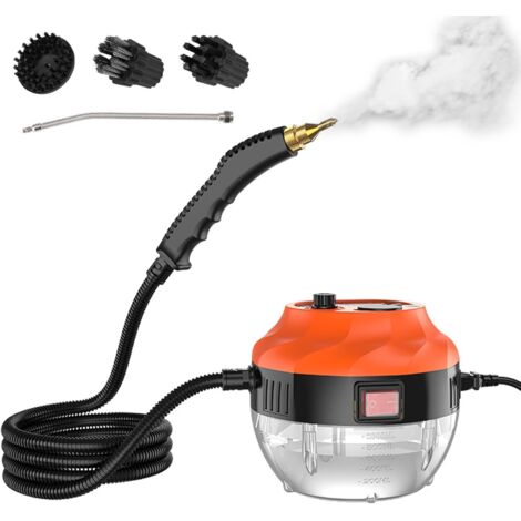 Tragbarer Hochdruck-Dampfreiniger – 2000 Watt, mit drei Bürsten für Zuhause und Auto, leistungsstark, chemiefrei & vielseitig