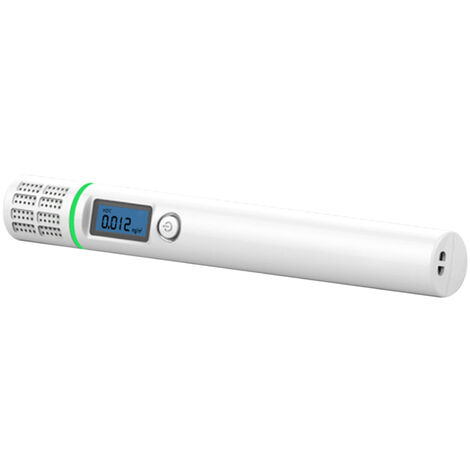 Tragbarer hochpräziser Formaldehyd-Detektor mit LCD-Bildschirm Professioneller TVOC-Formaldehyd-Detektor für den Innenbereich - Weiß