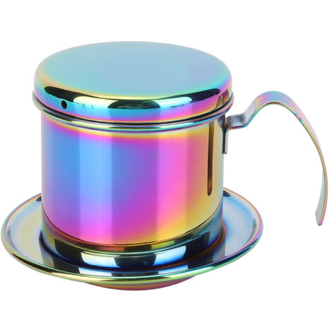 Tragbarer Kaffeefilter aus Edelstahl mit wiederverwendbarem Filter