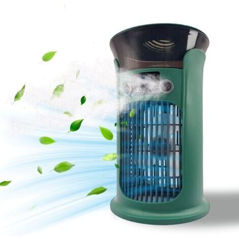 Tragbarer Klimaventilator, USB-betrieben, Luftbefeuchter, Mini-Luftkühler für den persönlichen Gebrauch, ultraleiser Ventilator für Zuhause, Reisen und Büro