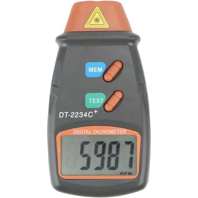 Image of Tragbarer Laser-Tachometer für Autos, digitaler Drehzahlmesser, Geschwindigkeitsmesser, kontaktlos