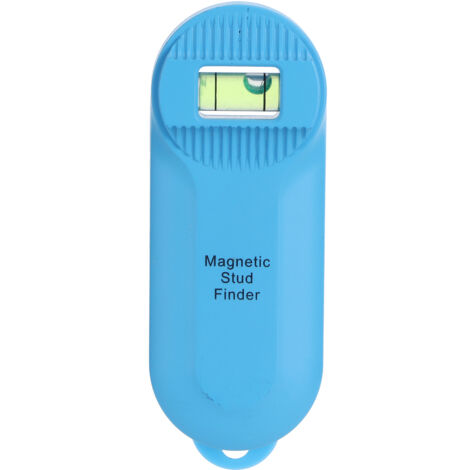 Tragbarer magnetischer Balkensucher mit Wasserwaage, Metallortungswerkzeug für Wände (10x3,7x2cm)