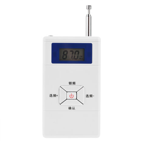 Tragbarer Mini-Funk-FM-Transmitter 70 MHz–108 MHz, Autoradio-Audioadapter