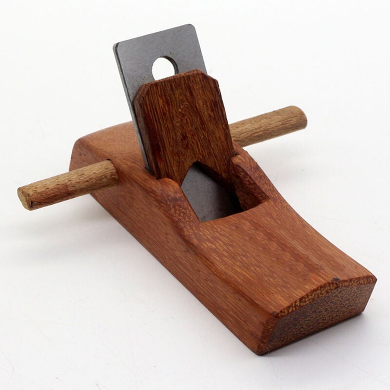 Image of Mini-Tragbarer Hobel aus feinem Stahl mit Hobelmesser für Schreiner (127 mm)