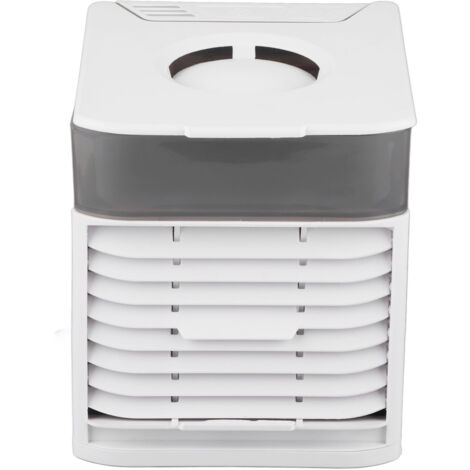 Tragbarer Mini-USB-Ventilator mit Nebelfunktion und 7-farbigem LED-Licht für Büro, Schlafzimmer und Reisen