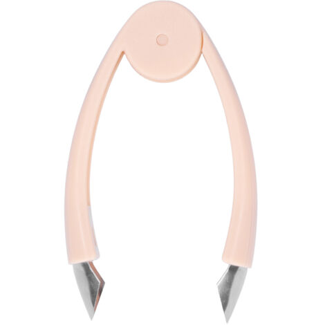 Tragbarer, multifunktionaler Obstschneider aus Edelstahl – Entsteiner und Schäler – Rosa