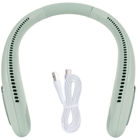Tragbarer Nackenventilator mit 3 Geschwindigkeitsstufen – Mini-Elektroventilator für Büro und Zuhause