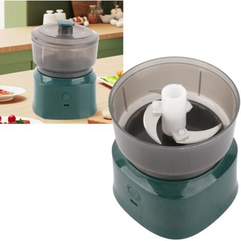 Tragbarer, per USB aufladbarer Mini-Zerkleinerer für Babynahrung und pürierte Speisen, 350 ml Fassungsvermögen, ABS/PP, Weiß