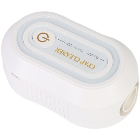 [Tragbarer Reiniger] Mini-CPAP-Gerät mit wiederaufladbarem USB-Anschluss (weißes ABS) und komplettem Heimpflegeset