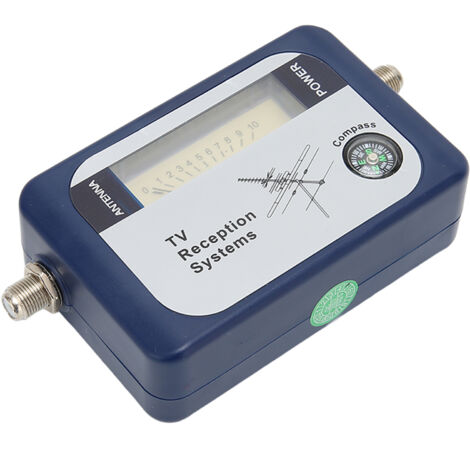 Tragbarer Satellitensignaldetektor mit integriertem digitalem ZF-Meter