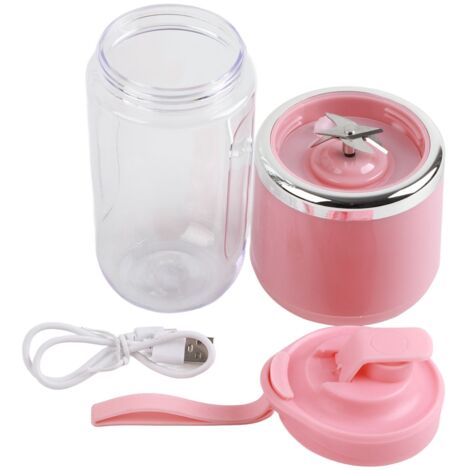 Tragbarer Smoothie-Mixer, 400 ml, 6 Klingen, 22.000 U/min, USB-aufladbar, für Obst und Gemüse, für Reisen und Zuhause