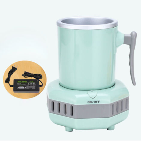 Tragbarer Tischventilator – Schnelle Kühlung, leise, für Schlafzimmer und Büro, 220-V-Stecker (China-Stecker), grün