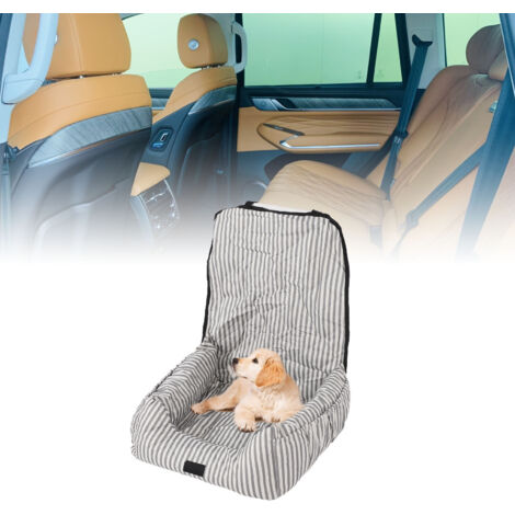 Tragbarer und abnehmbarer Hunde-Autositz, wasserdichtes Polyester-PP-Baumwollgewebe – sicherer Reisesitz mit Aufbewahrungstasche und Befestigungsbändern