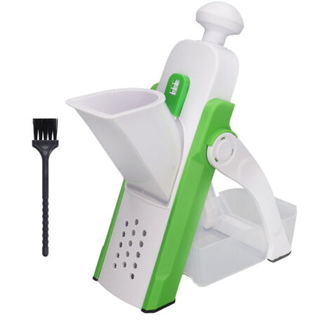 Tragbarer und abwaschbarer Gemüseschneider, kompakter Zerkleinerer für Obst und Gemüse, ideal für Zuhause und Gastronomie, umweltfreundlich