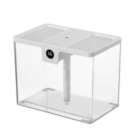 Tragbarer USB-Luftbefeuchter 1,5 l – Luftzerstäuber für Büro und Zuhause – Großes Fassungsvermögen – Modernes weißes Design
