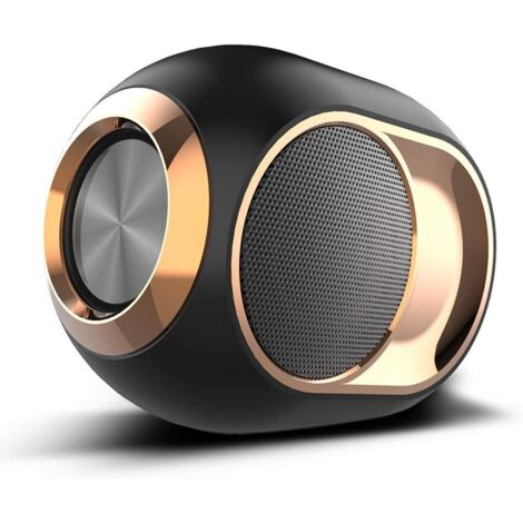 Tragbarer USB-Outdoor-Lautsprecher mit Subwoofer-Bass/BT/TF/AUX/FM/Freisprecheinrichtung, kabelloser Bluetooth-Lautsprecher
