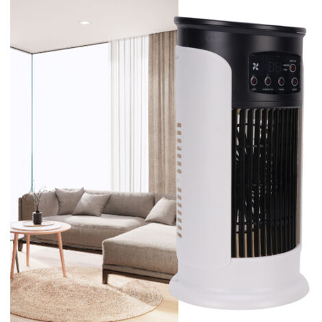 Tragbarer USB-Ventilator mit Klimaanlage (300 ml): 3 Funktionen (Filterung, Befeuchtung, Kühlung), 6 Geschwindigkeitsstufen, leiser Betrieb, ABS-Gehäuse, 804 g