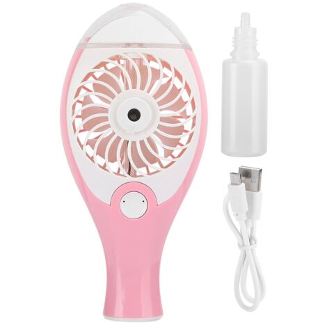 Tragbarer Ventilator-Sprühnebel – Stilvolles Kindergeschenk für den Sommer, erfrischender rosa Sprühnebel